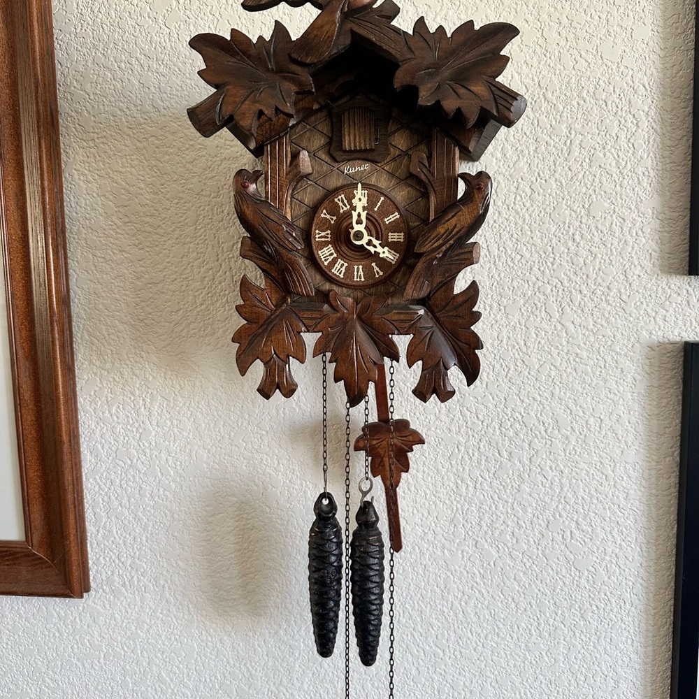 Classic Brown Cuckoo Clock from Germany